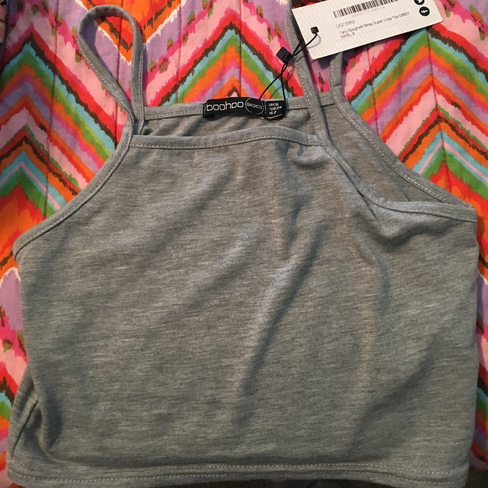 Boohoo crop top
